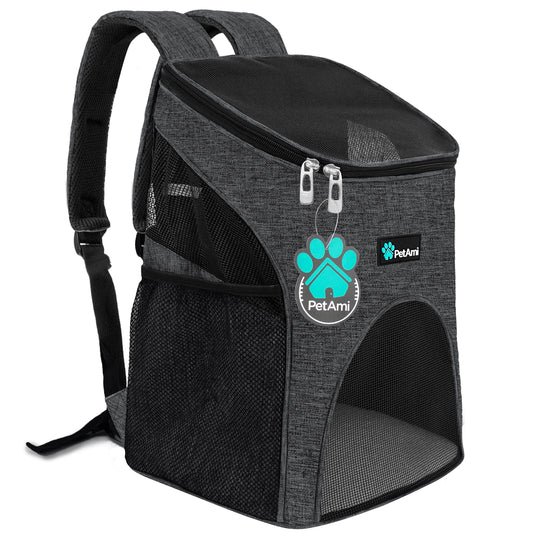 PetAmi Premium Pet Carrier Backpack for Small Cats and Dogs</li>     <li>Ventilated Design, Safety Strap, Buckle Support</li>     <li>Designed for Travel, Hiking & Outdoor Use